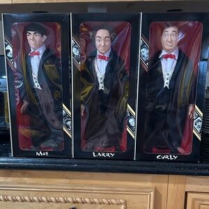 Three Stooges Collectible Figures Set
